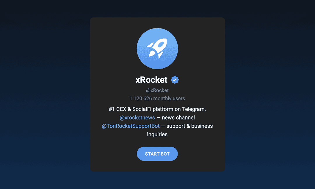 CEX биржа для криптовалют xRocket